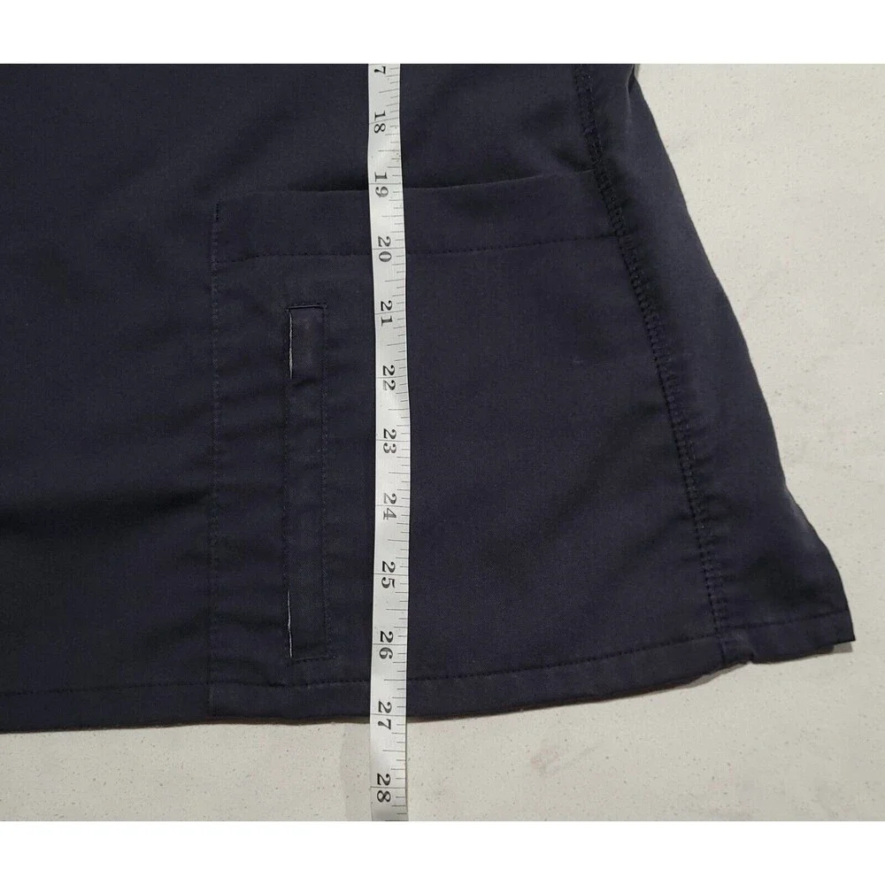 Grey’s Anatomy Scrubs By Barco V-Neck Top Charcoal Gray Woman's Size Large NWOT - Picture 10 of 10